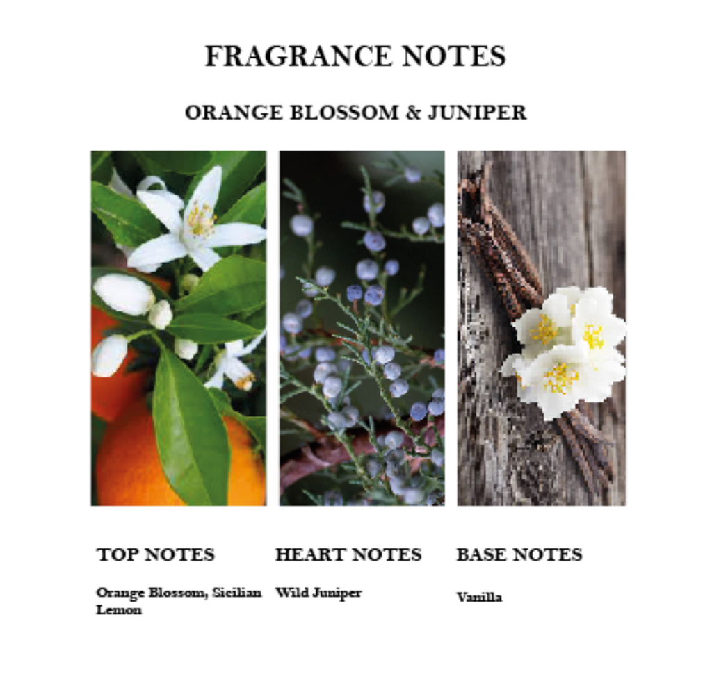 Orange Blossom & Juniper Luxe 165g Scented Candle