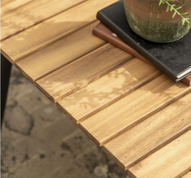 Lounge Set with Acacia Wood Coffee Table