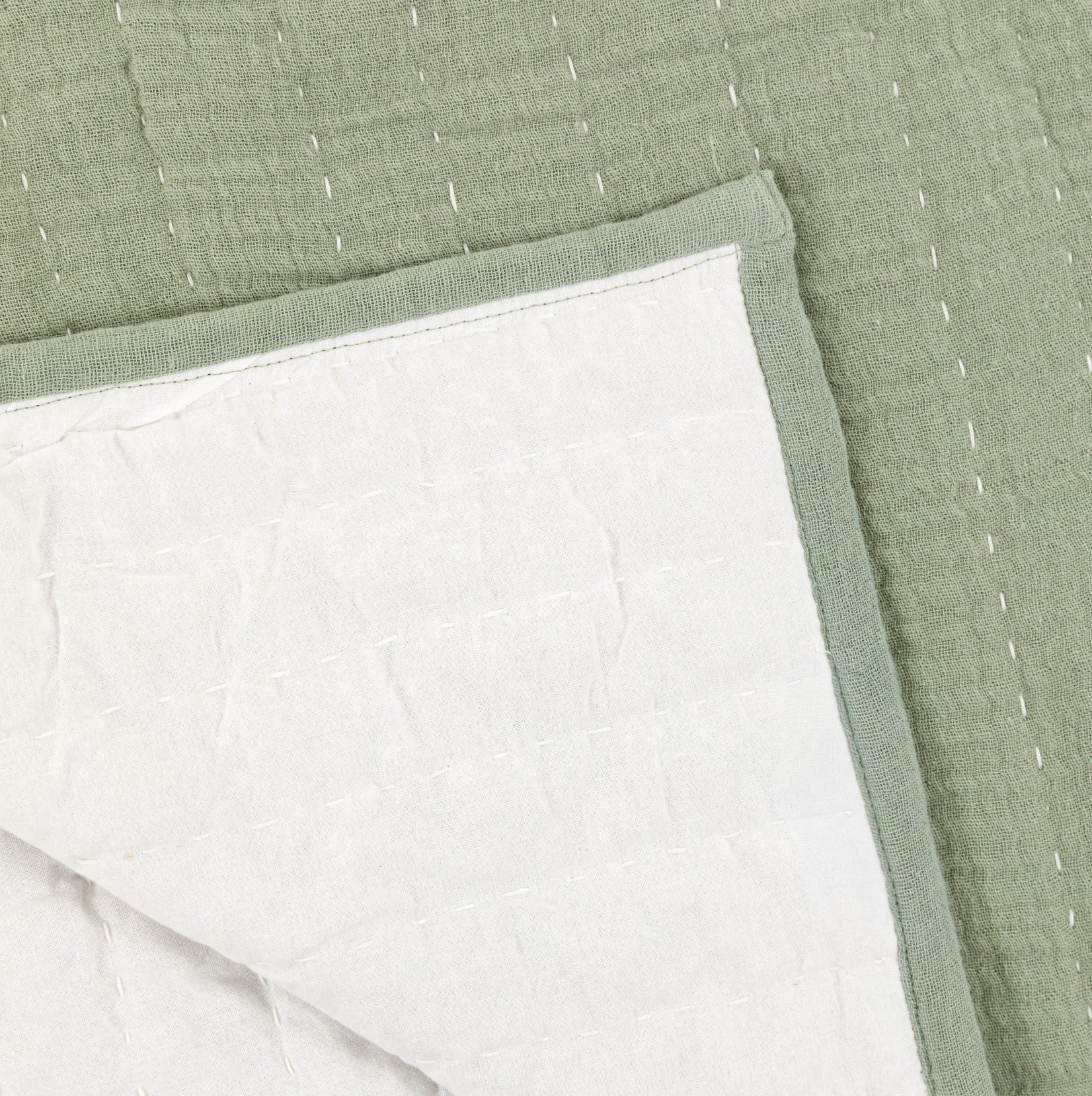 Alcove Gauze Bedspread - Sage