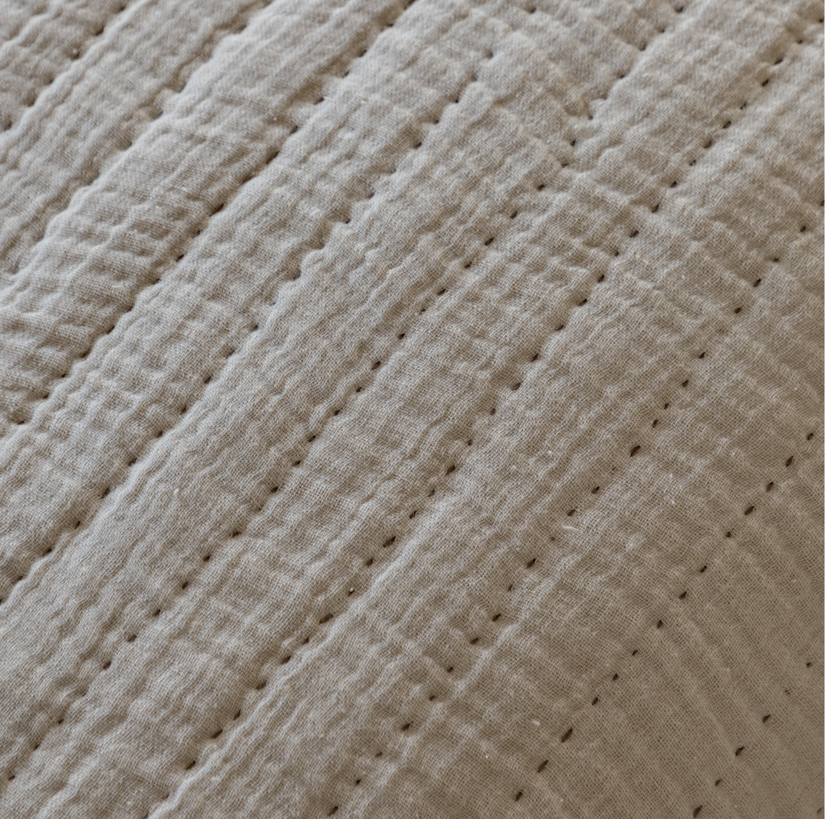 Alcove Gauze Bedspread – Taupe