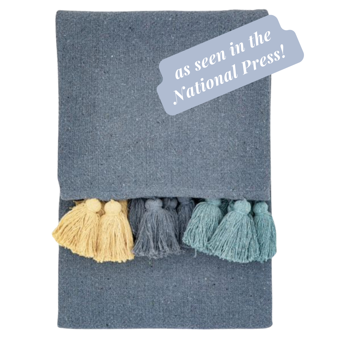 Recycled Cotton Throw Blanket