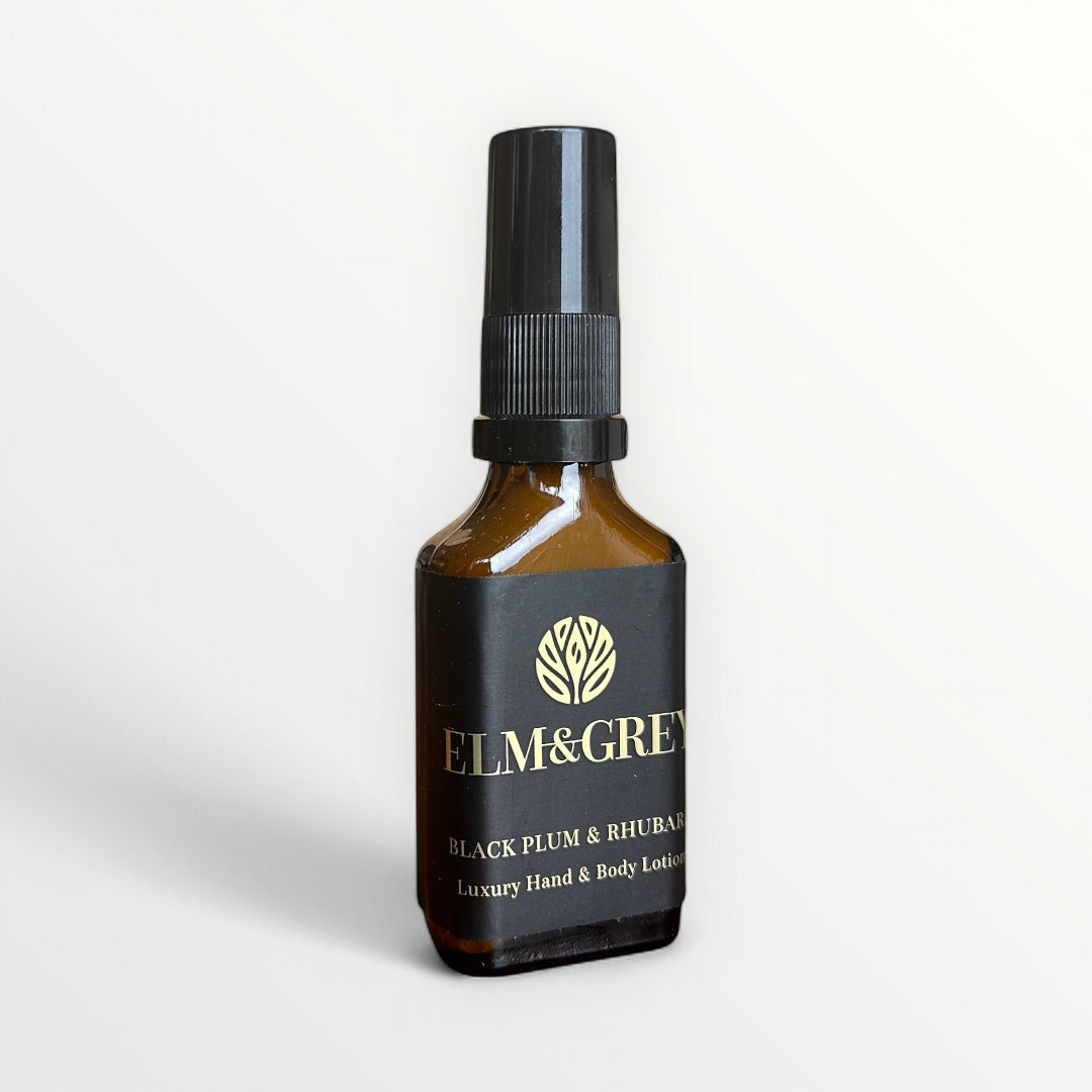 Black Plum and Rhubarb Pocket Hand Lotion – 30ml