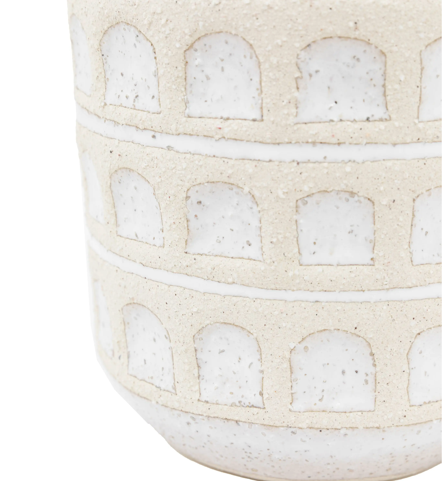 Capua Ceramic Graphic Vase