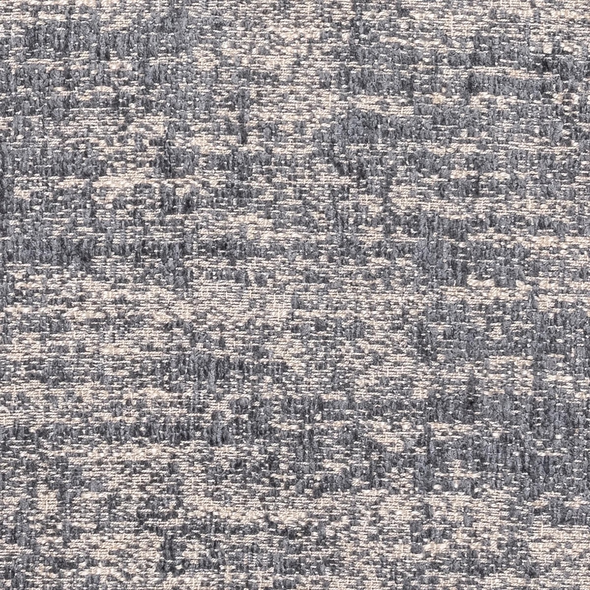Textured gray patterned fabric swatch