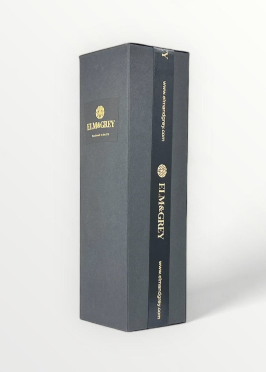 Elm&Grey product packaging box on a white background