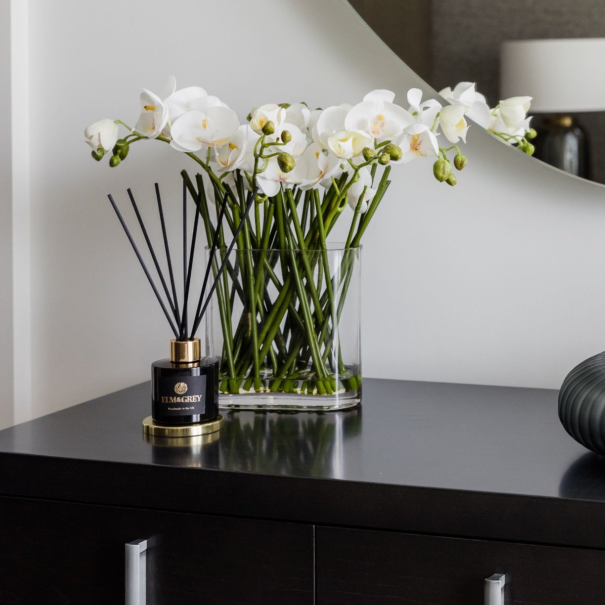 Lifestyle image of diffuser on side table