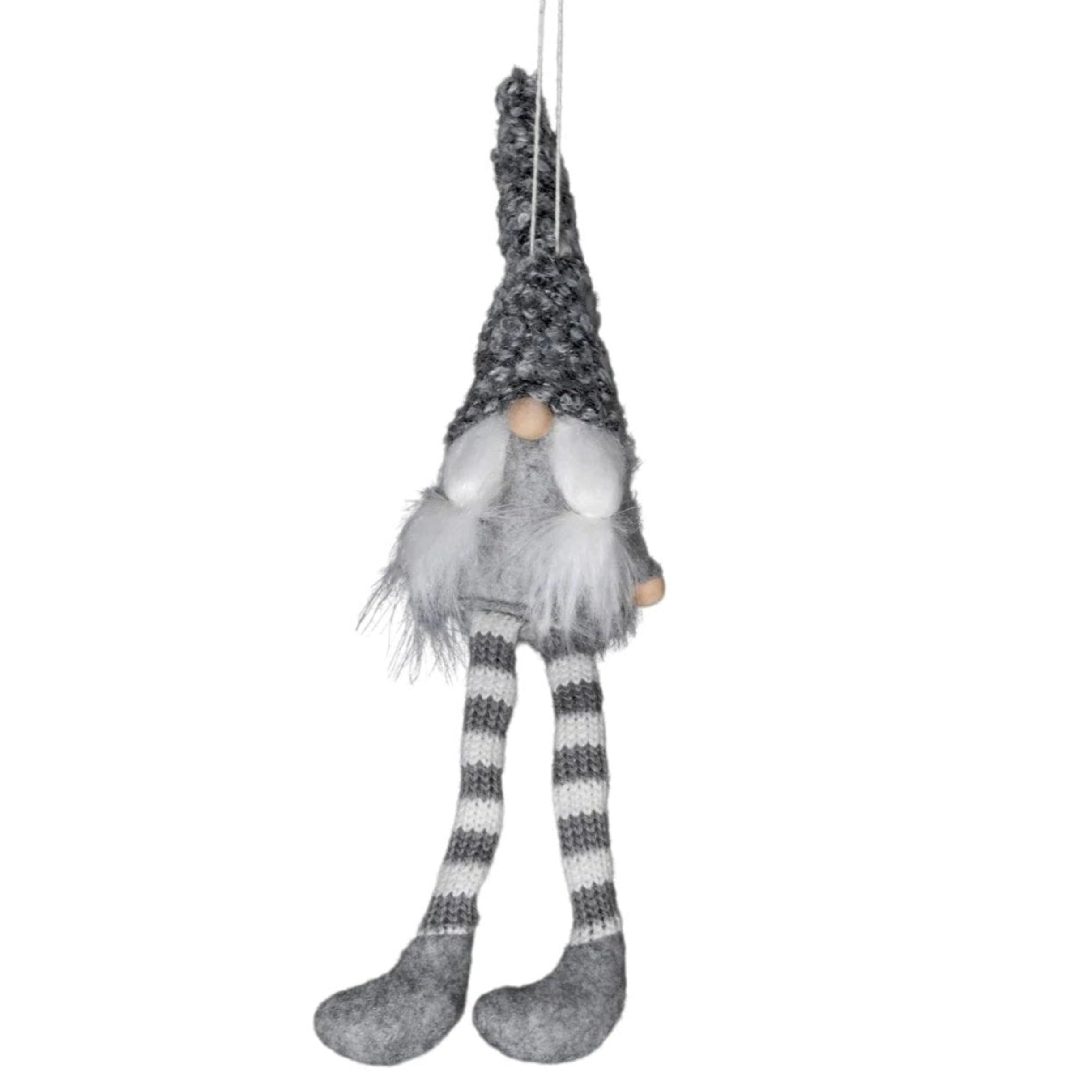 hanging santa on a white background