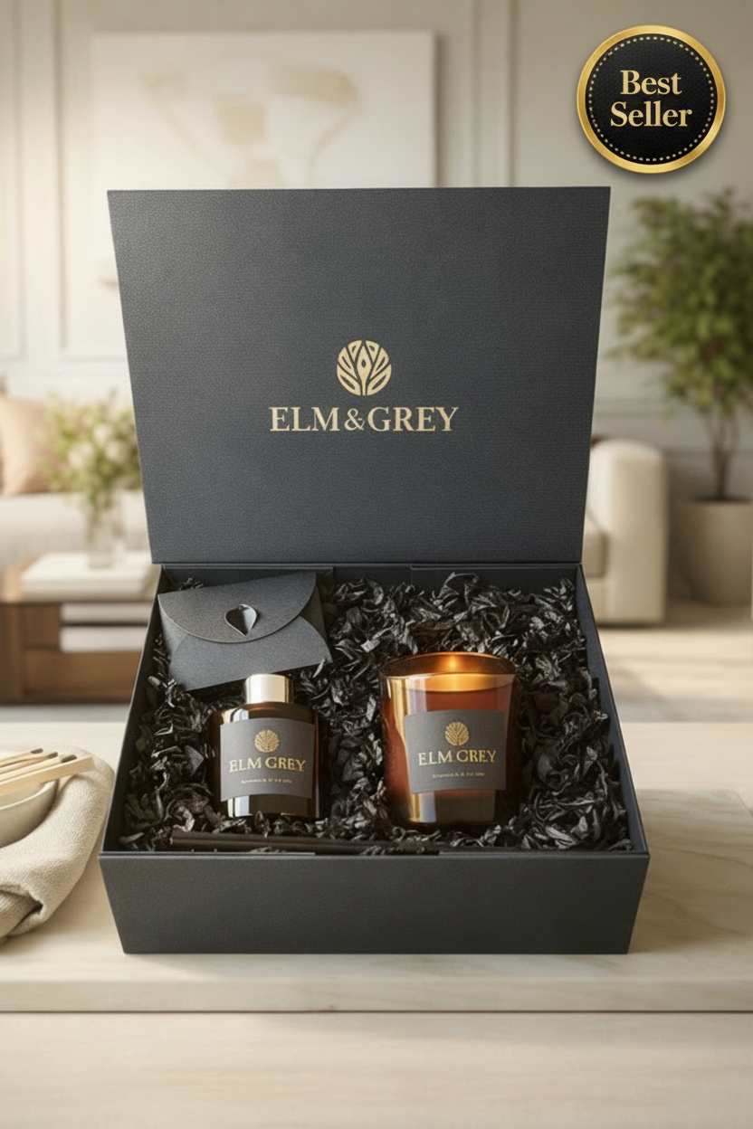 The Home Scent Ritual Gift Box | Luxury Candle & Diffuser Gift Set