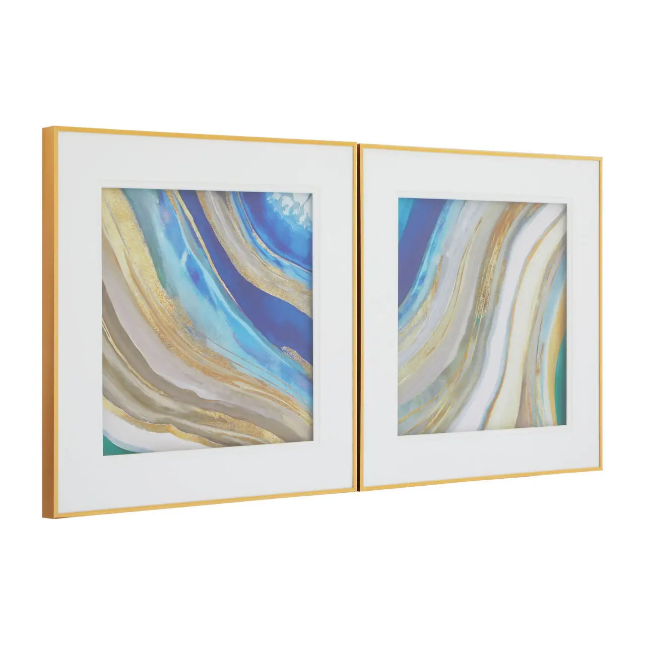 Ocean Swirls Wall Art Set