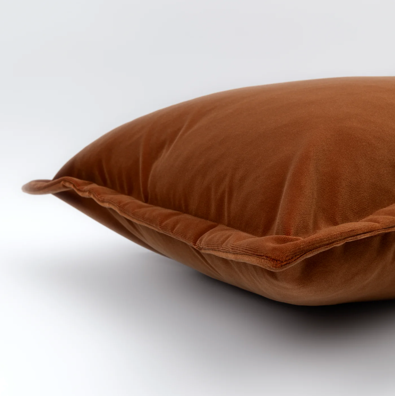 rust-cushion-side on a white background