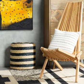 The Stripe Pouffe - Ashby Edition