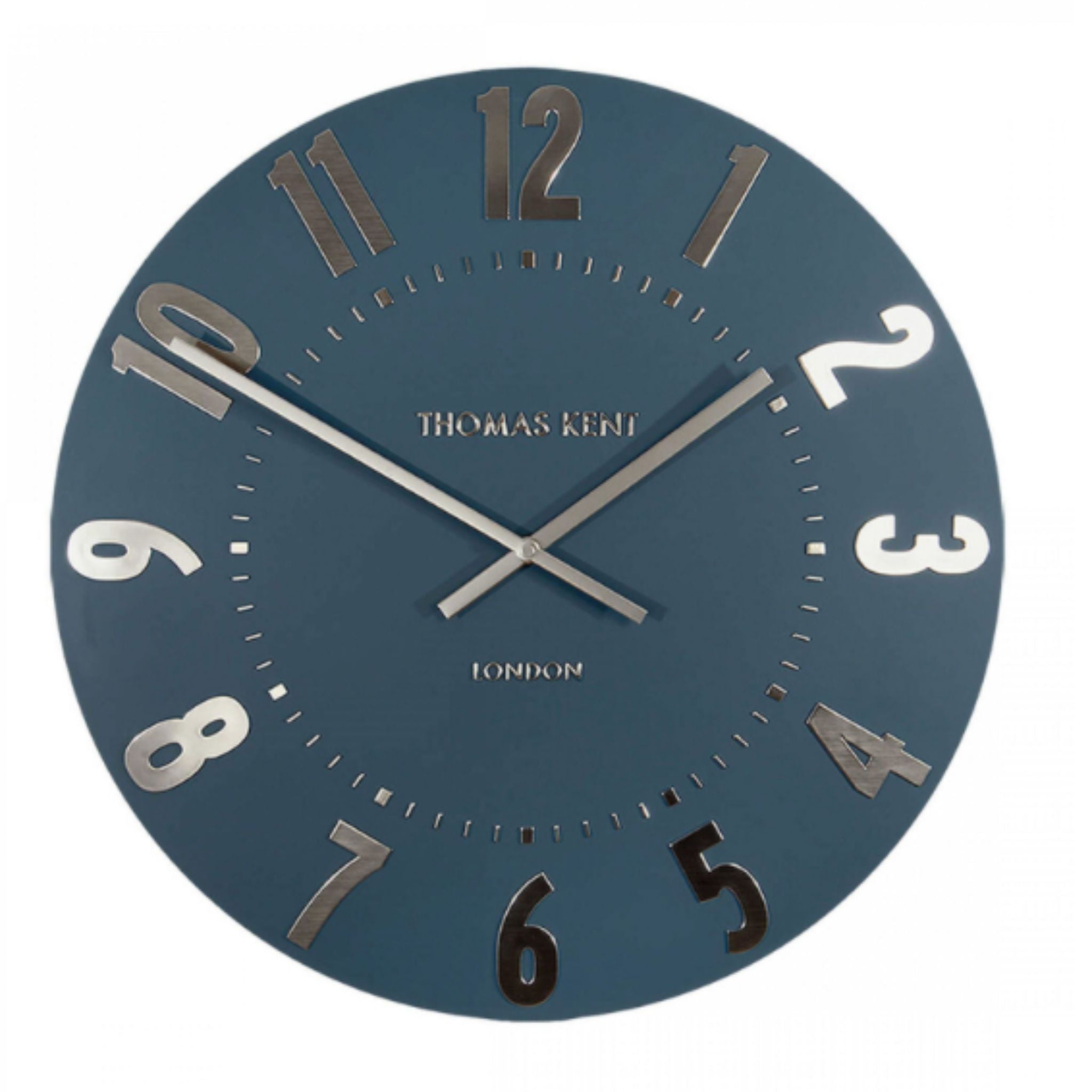 Regent Wall Clock Midnight Blue 20"