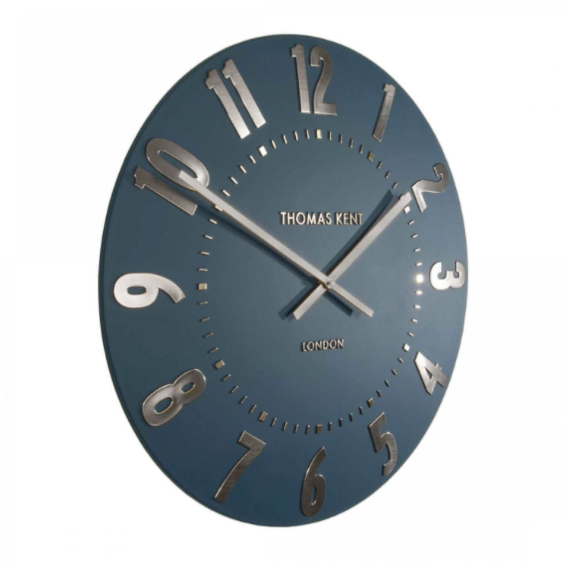 Regent Wall Clock Midnight Blue 20"