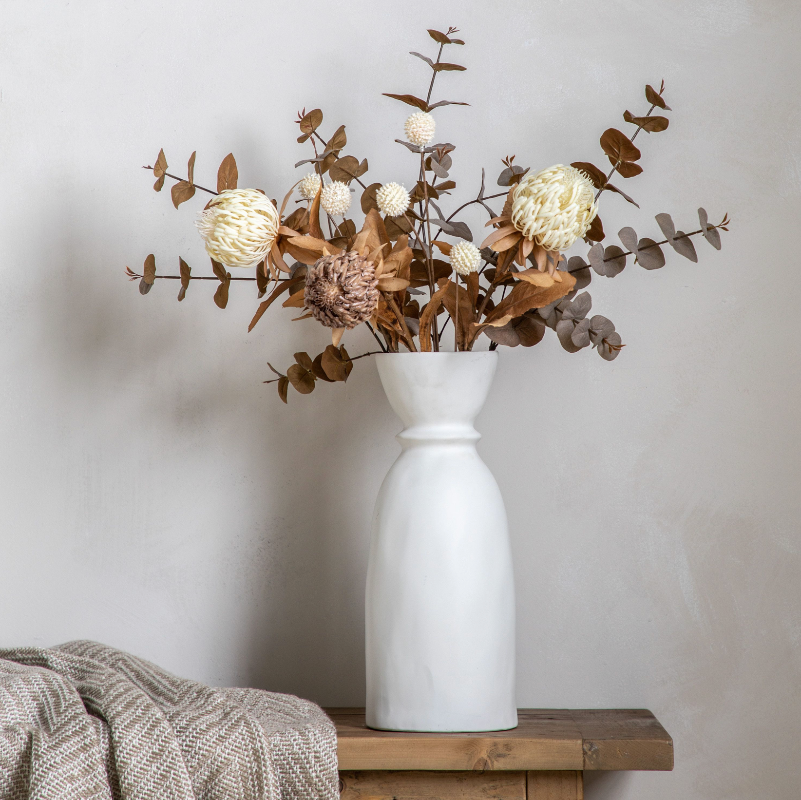 Takada Bottle Vase — Large (White)