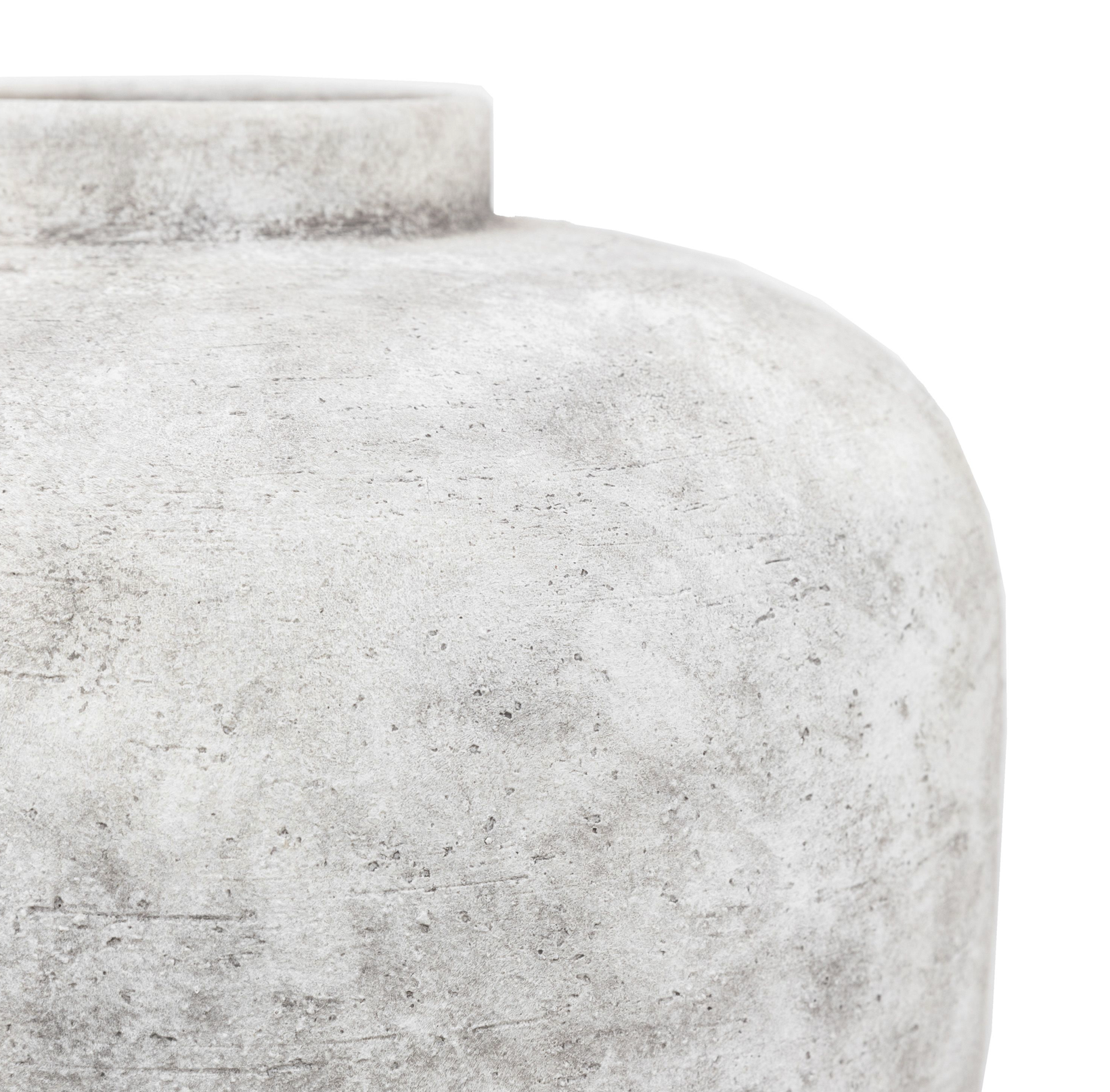 Teguise Ceramic Urn Vase — Large (Grey)