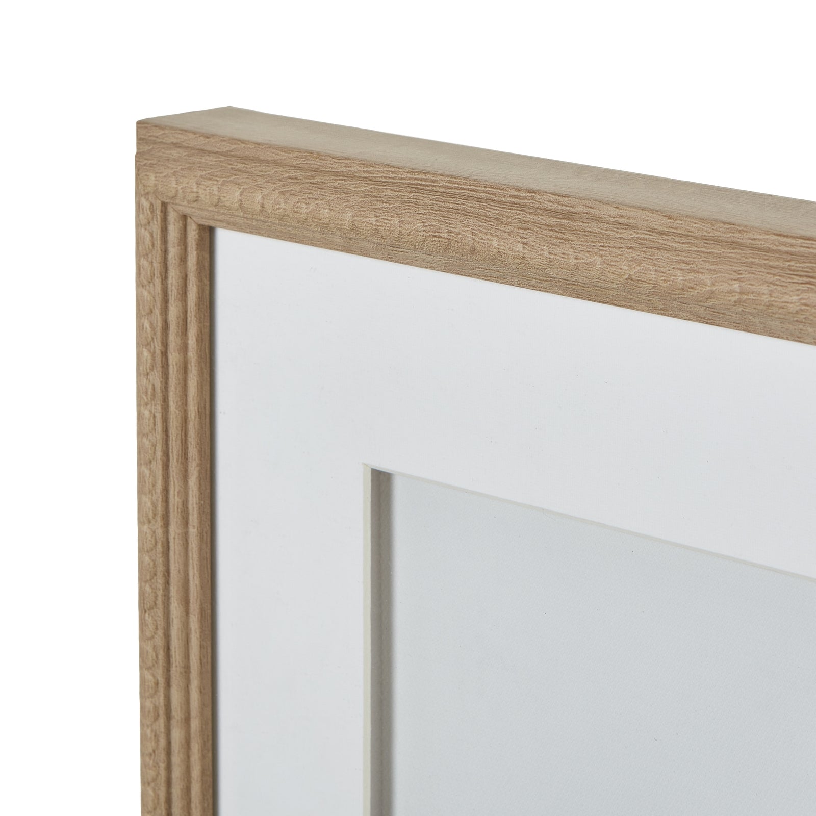 Close up of frame of the tidal coral silhouette framed print, Elm & Grey.