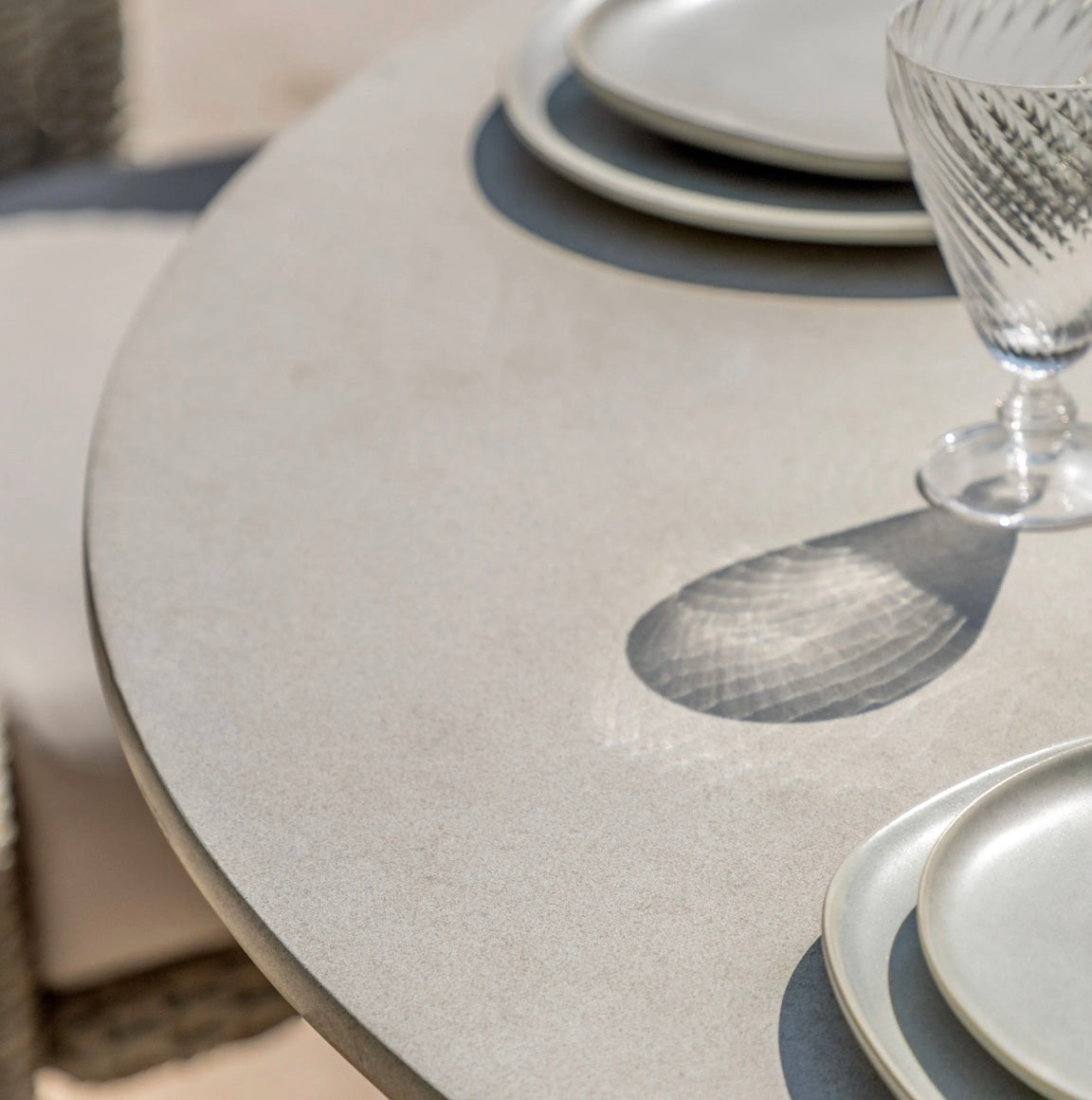 Forma Round Outdoor Dining Table