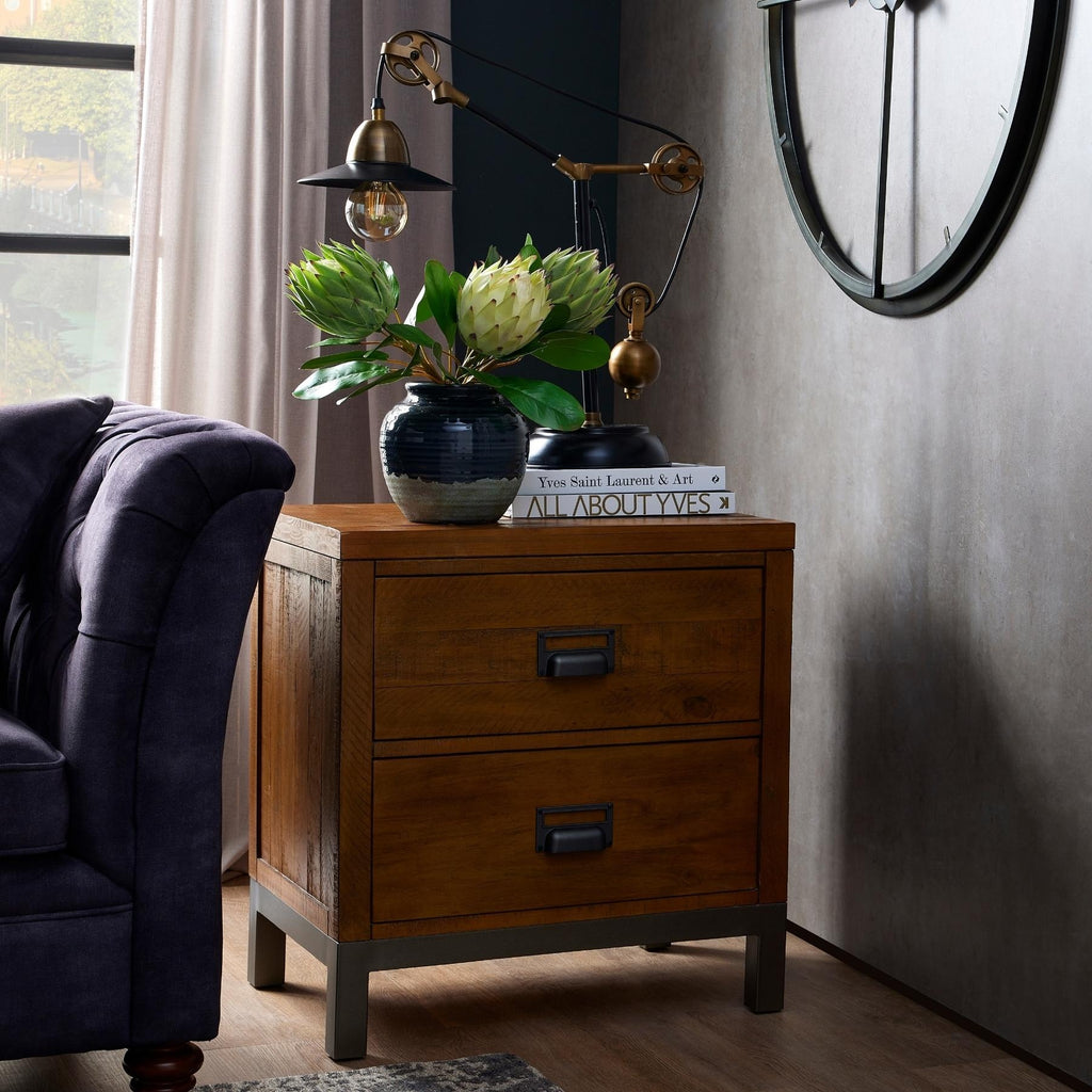 The Marlborough Collection Two Drawer Bedside Table