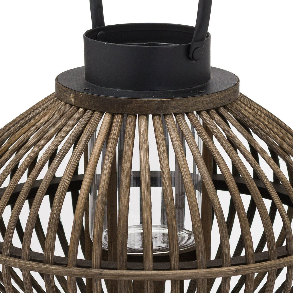 Brown Bamboo Style Lantern