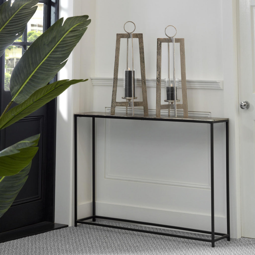 Shoreditch Collection Silver Console Table