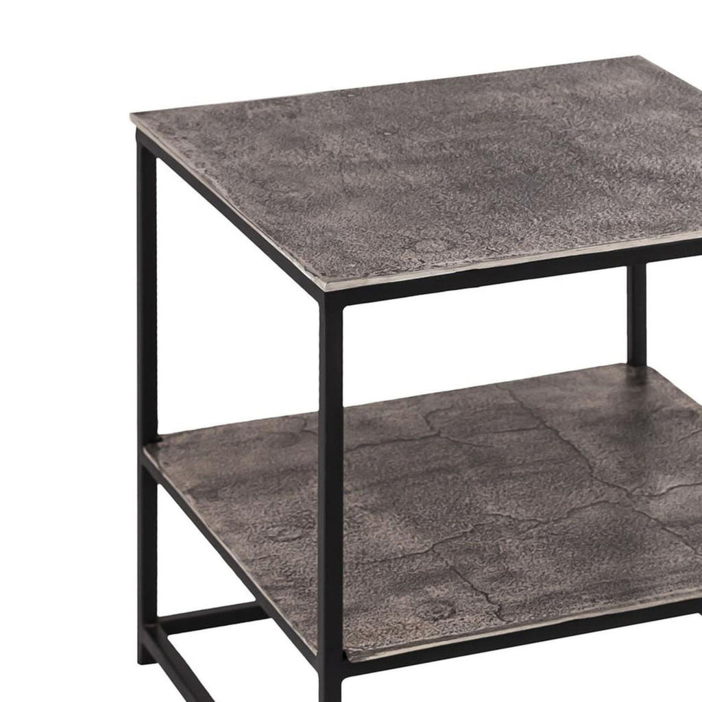 Shoreditch Collection Silver Side Table