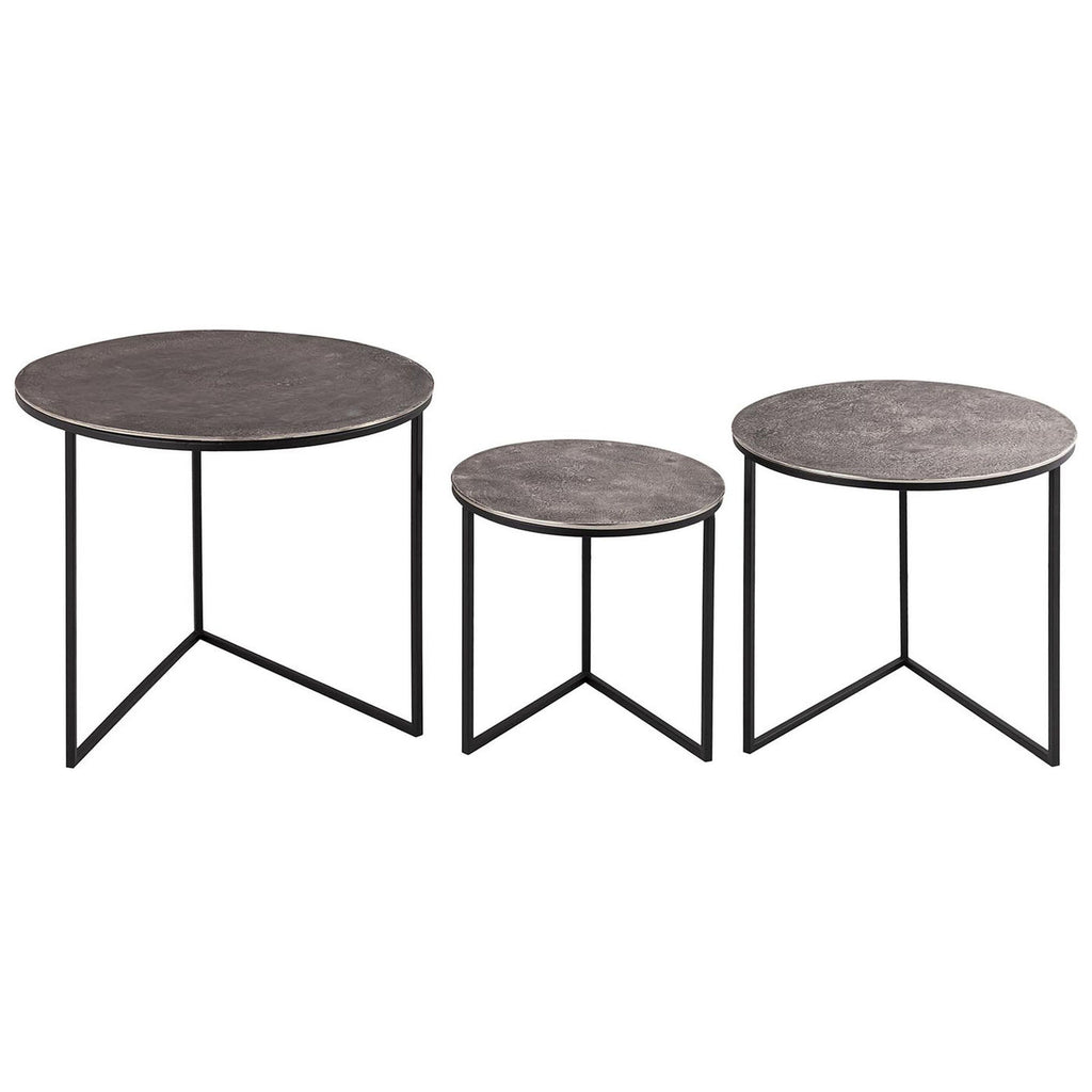 Shoreditch Collection Set of Three Round Tables