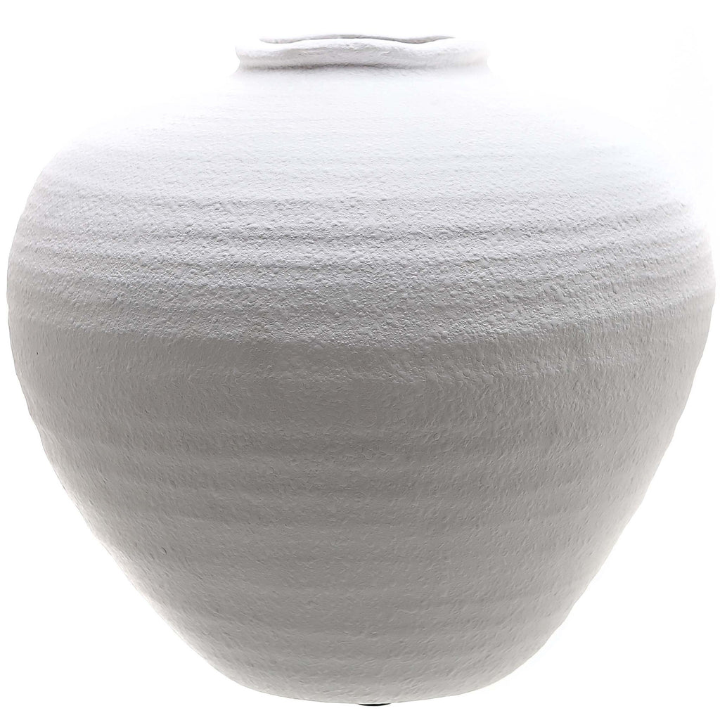 Sana Matt White Ceramic Vase