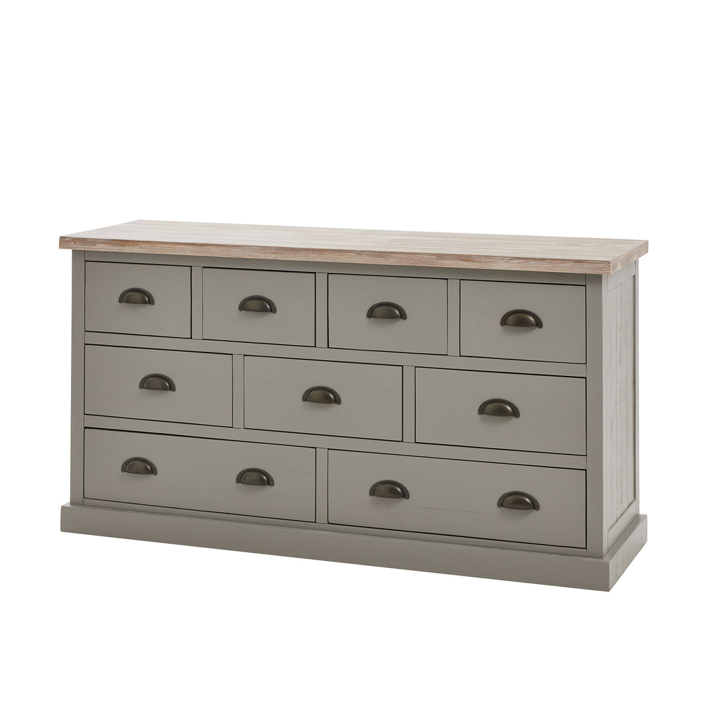 The Burford Collection Nine Drawer Chest