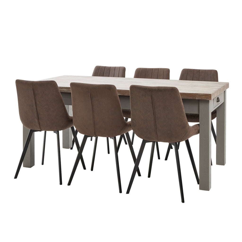 The Burford Collection Dining Table With  Two Drawers