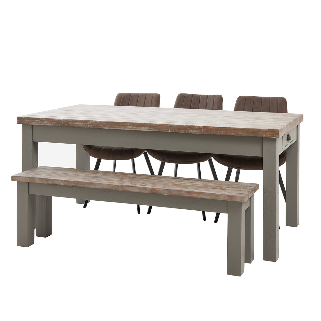 The Burford Collection Dining Table With  Two Drawers
