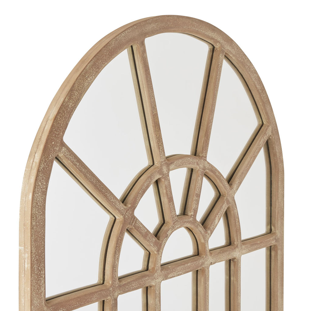 Daylesford Collection Arched Paned Wall Mirror