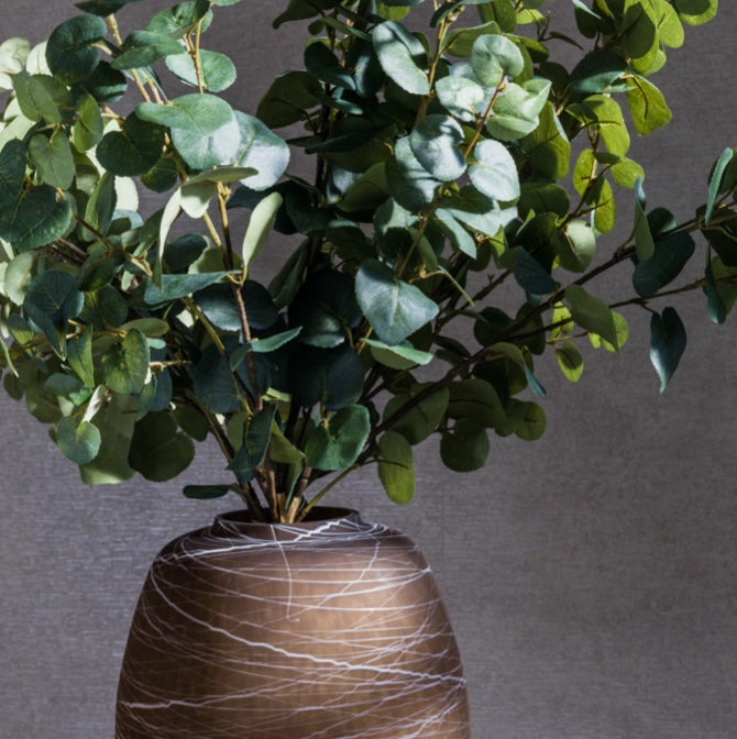 Faux Eucalyptus Arrangement