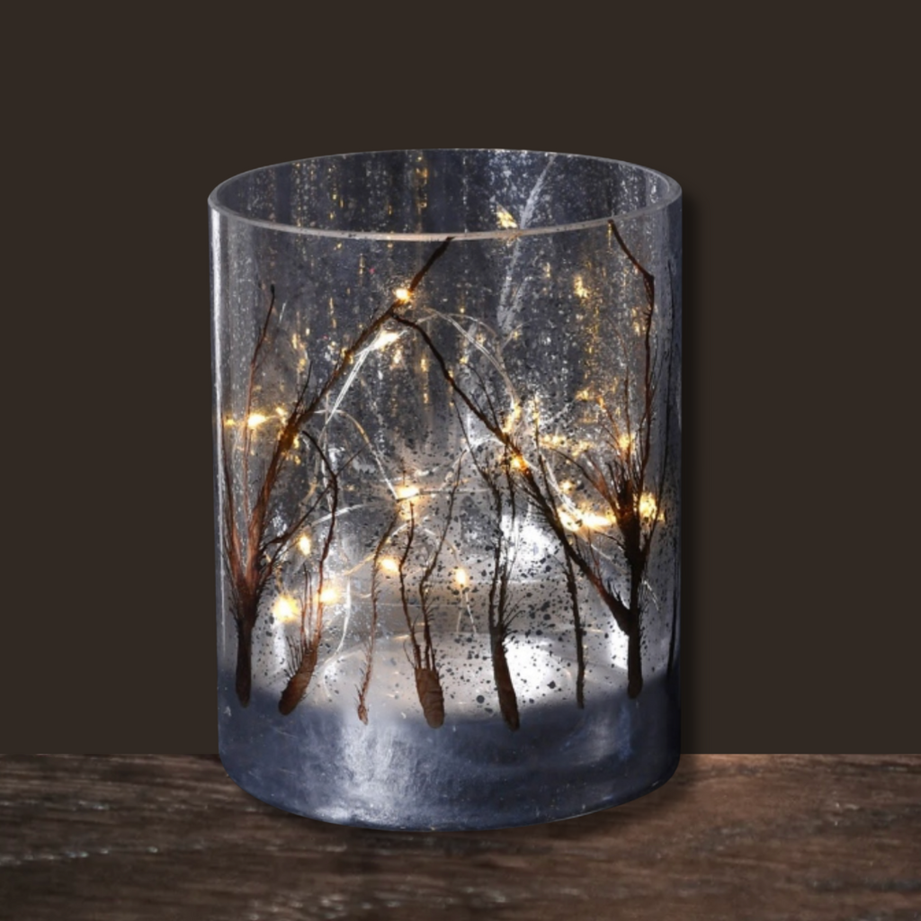 Lit Tree Lantern