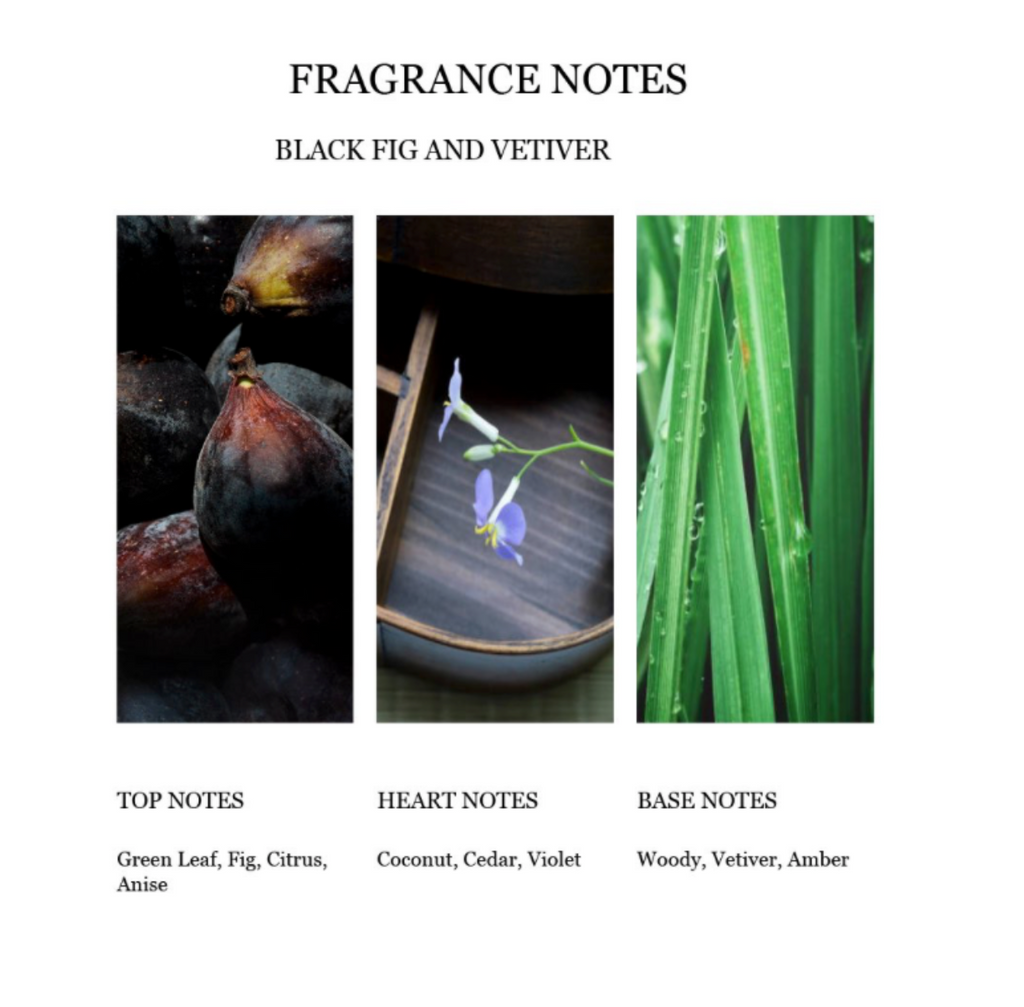 Black Fig & Vetiver Reed Diffuser Refills