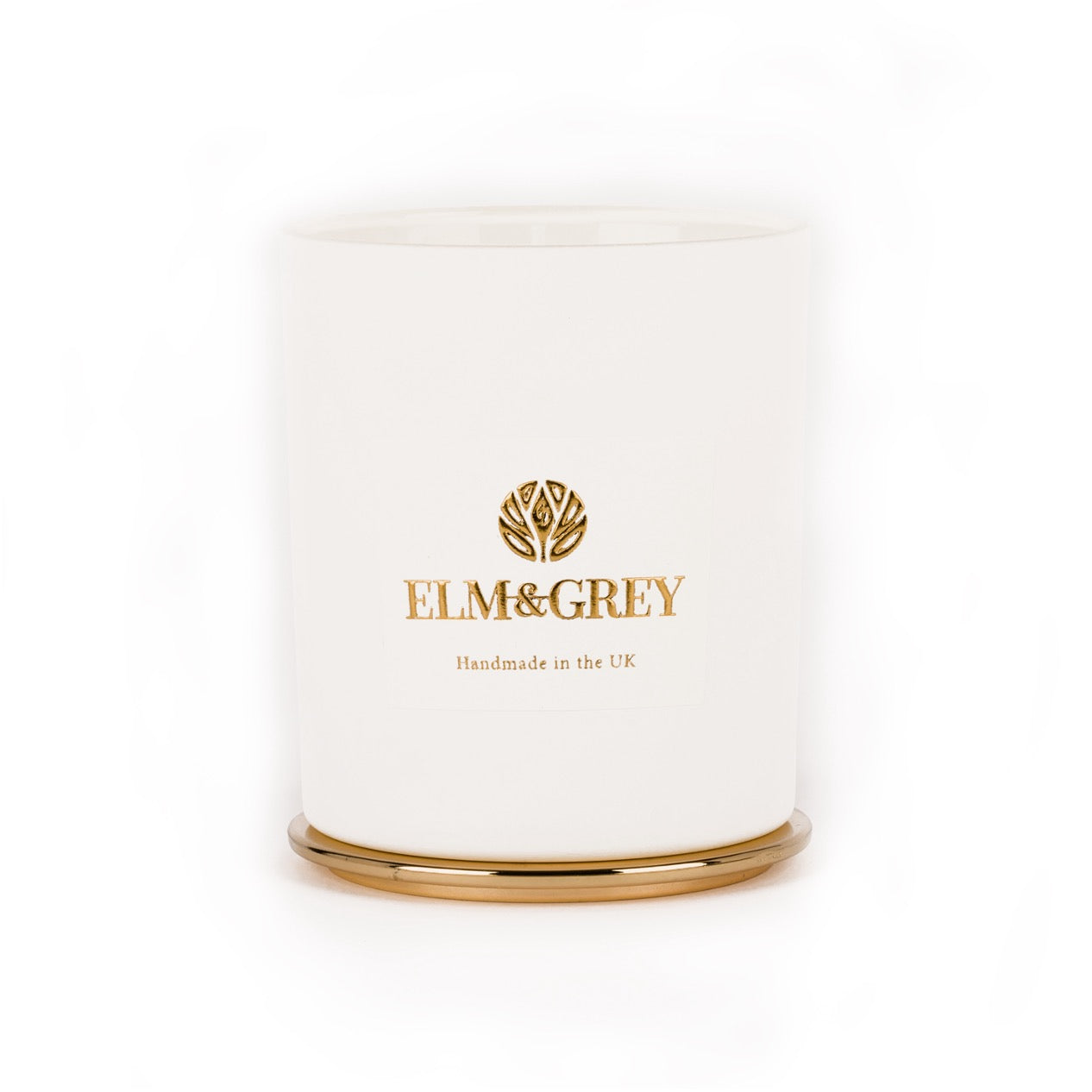 Lavender spa candle white elm and grey
