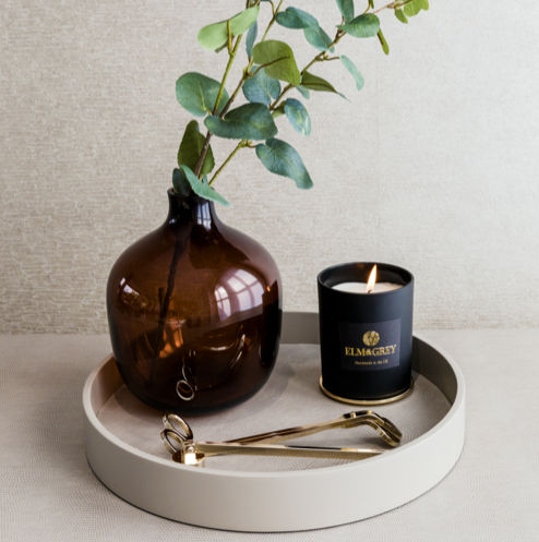 Gold Stainless Steel Candle Snuffer and Trimmer Set